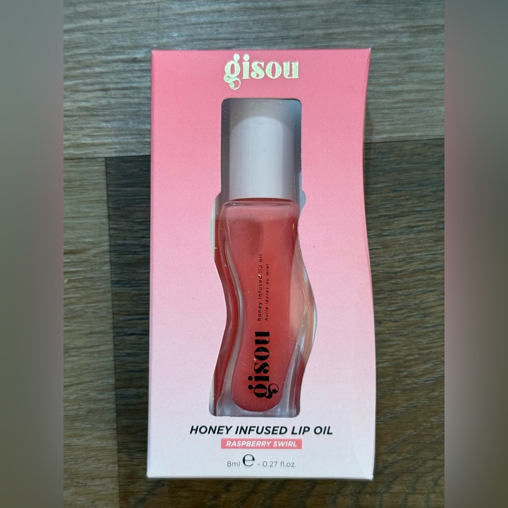 Honey Infused Lip Oil - Raspberry Swirl